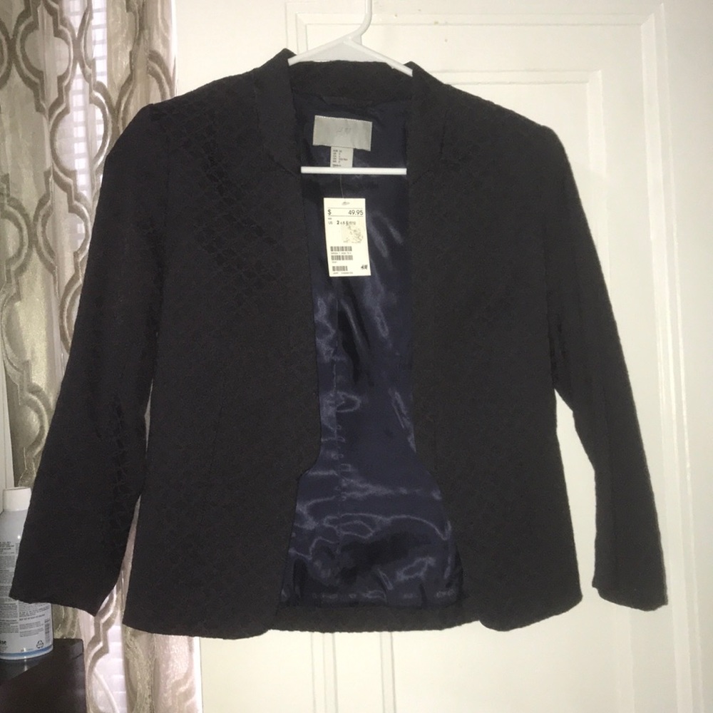 Purple blazer jacket